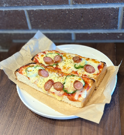 厚切りピザトースト